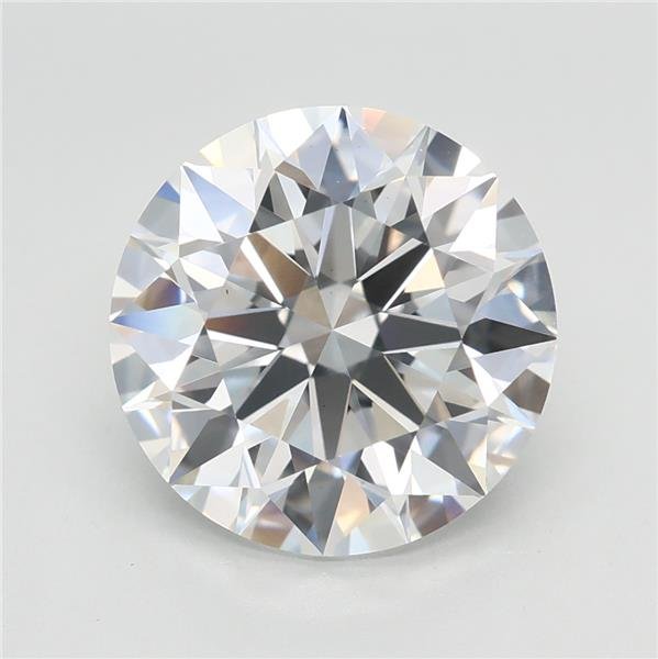 3.59ct E VS1 Rare Carat Ideal Cut Round Lab Grown Diamond