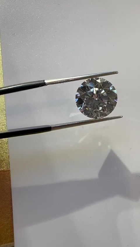 6.60ct E SI1 Rare Carat Ideal Cut Round Diamond