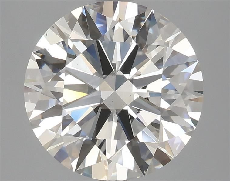 3.36ct H VS2 Rare Carat Ideal Cut Round Lab Grown Diamond