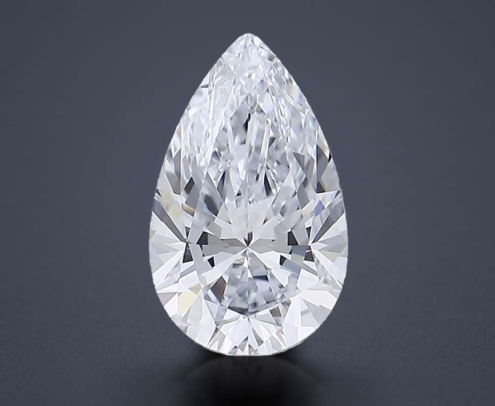 1.36 Carat Pear Lab Diamond