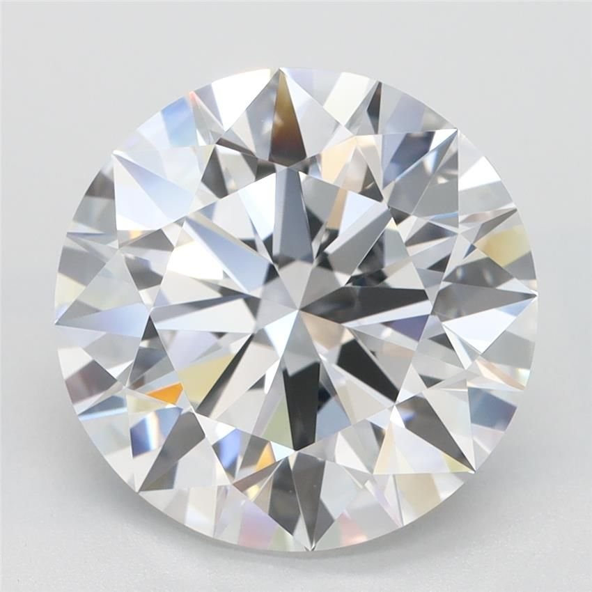 4.61ct D IF Rare Carat Ideal Cut Round Lab Grown Diamond