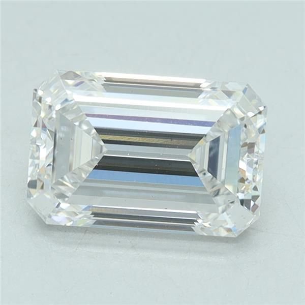 1.51ct D VS2 Excellent Cut Emerald Lab Grown Diamond
