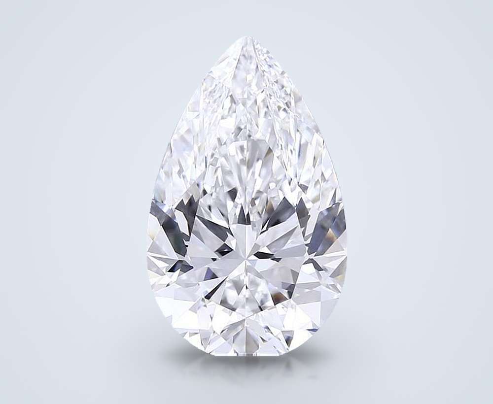 7.03 Carat Pear Lab Diamond