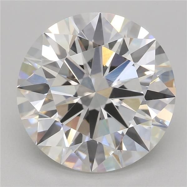 4.08ct F VVS2 Rare Carat Ideal Cut Round Lab Grown Diamond
