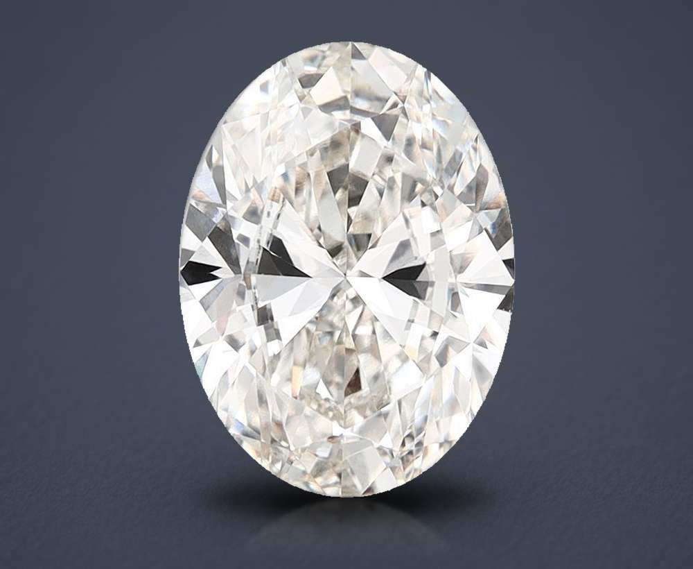 3.52 Carat Oval Lab Diamond