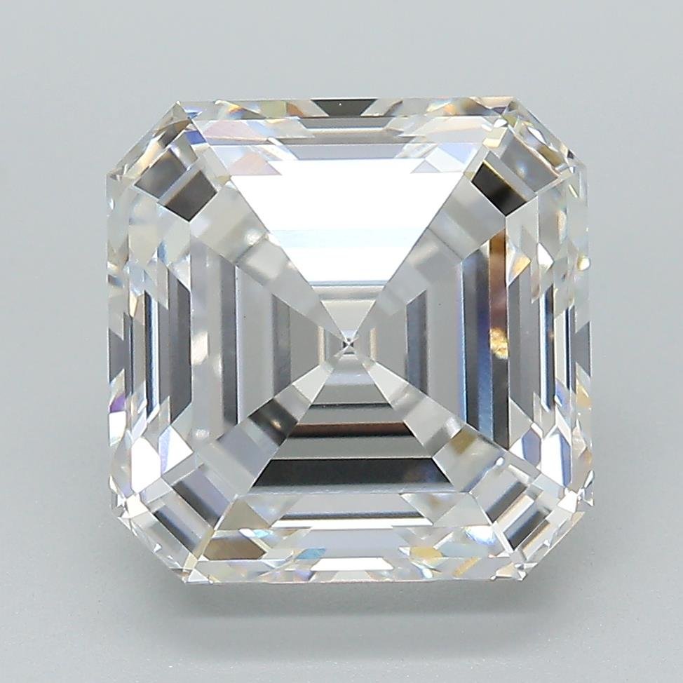 5.43ct E VVS2 Rare Carat Ideal Cut Asscher Lab Grown Diamond