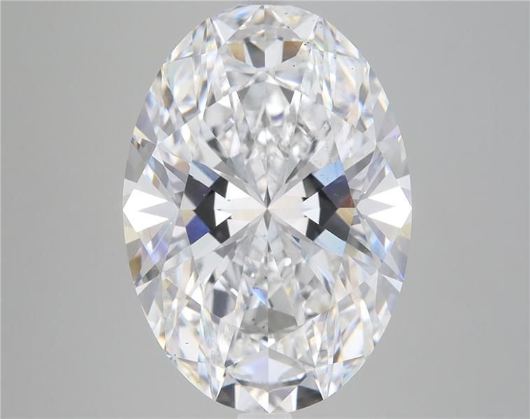 8.43ct F VS2 Rare Carat Ideal Cut Oval Lab Grown Diamond