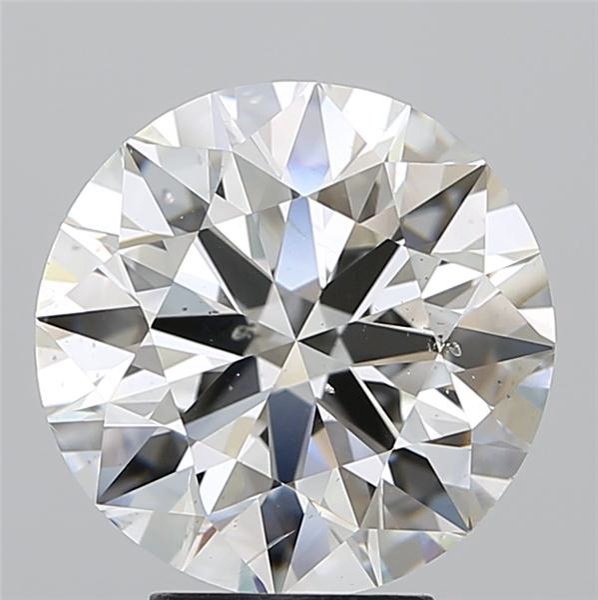 5.01ct H SI1 Rare Carat Ideal Cut Round Diamond