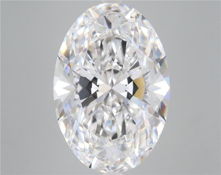 12.55ct E VS2 Rare Carat Ideal Cut Oval Lab Grown Diamond