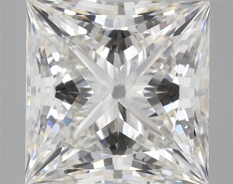 6.60ct H VS2 Rare Carat Ideal Cut Princess Lab Grown Diamond