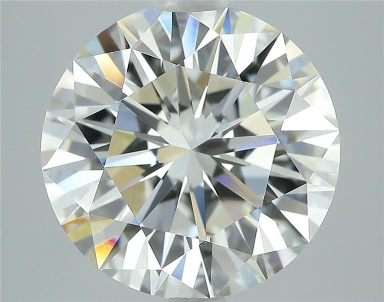 4.03ct J VVS2 Excellent Cut Round Diamond