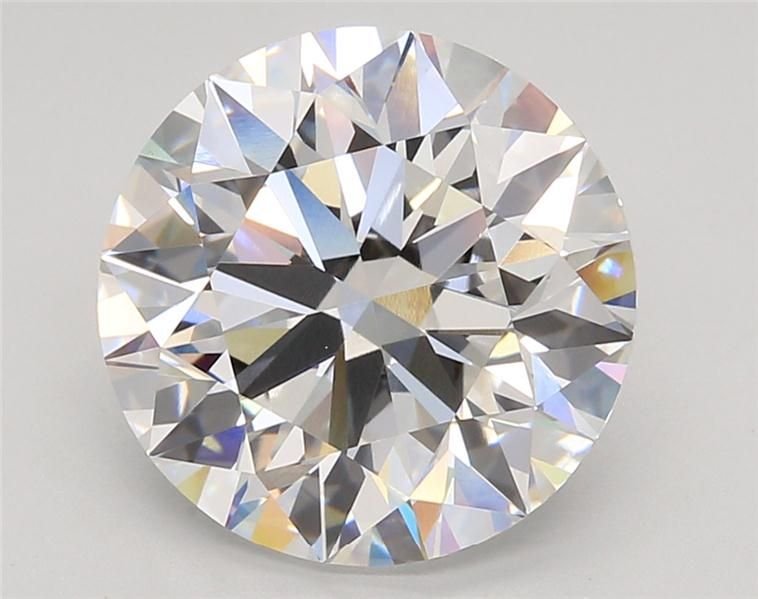 5.49ct D VVS2 Rare Carat Ideal Cut Round Lab Grown Diamond