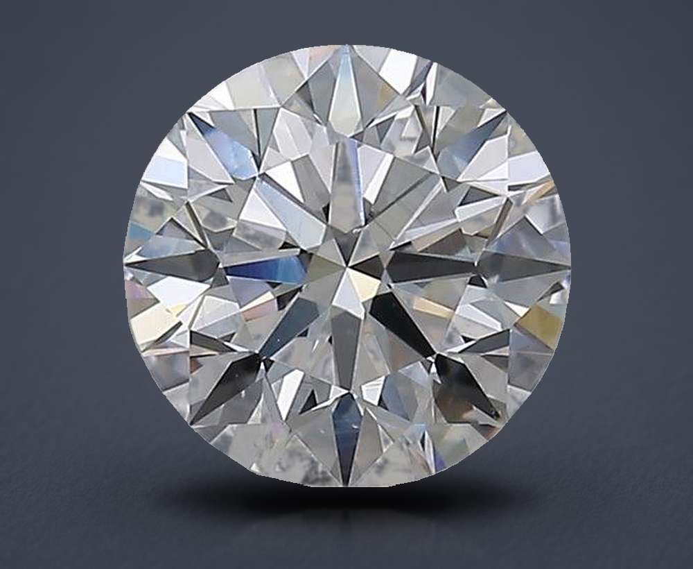 1.63 Carat Round Natural Diamond
