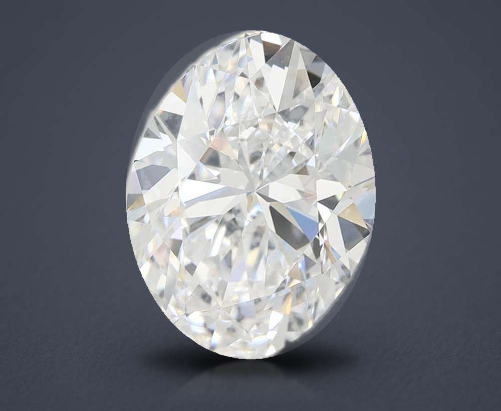 3.50 Carat Oval Lab Diamond