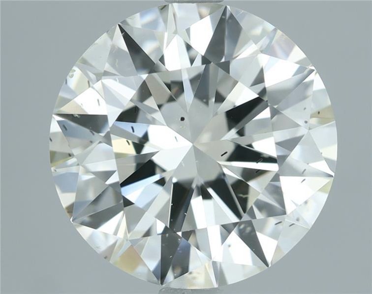 3.04ct K SI2 Excellent Cut Round Diamond