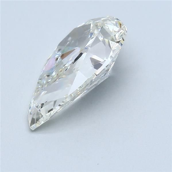 3.05ct J SI1 Rare Carat Ideal Cut Pear Diamond