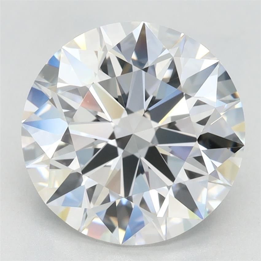 3.16ct E VVS1 Rare Carat Ideal Cut Round Lab Grown Diamond