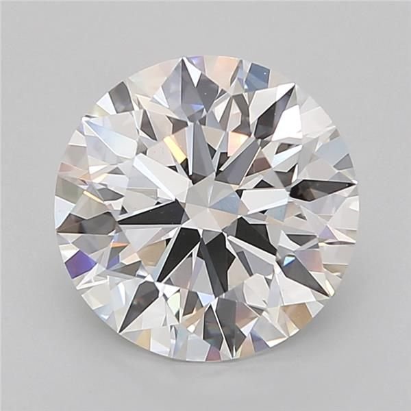 4.04ct F VVS2 Rare Carat Ideal Cut Round Lab Grown Diamond