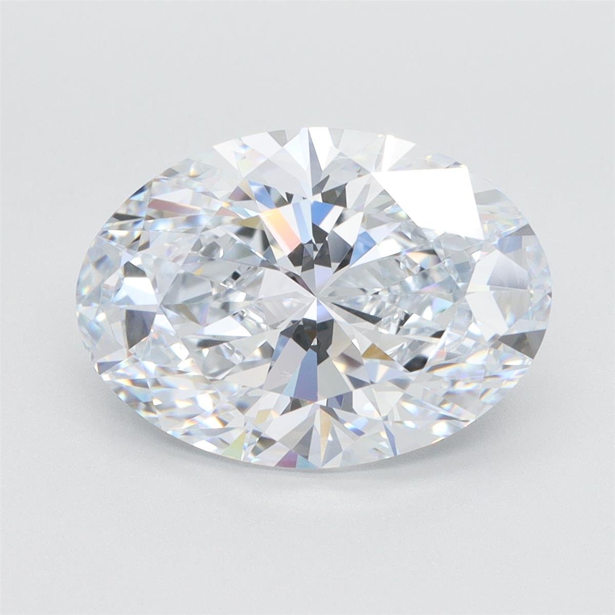 5.00ct H VVS2 Rare Carat Ideal Cut Oval Lab Grown Diamond