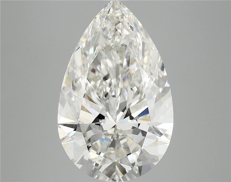 5.64 Carat Pear Lab Diamond
