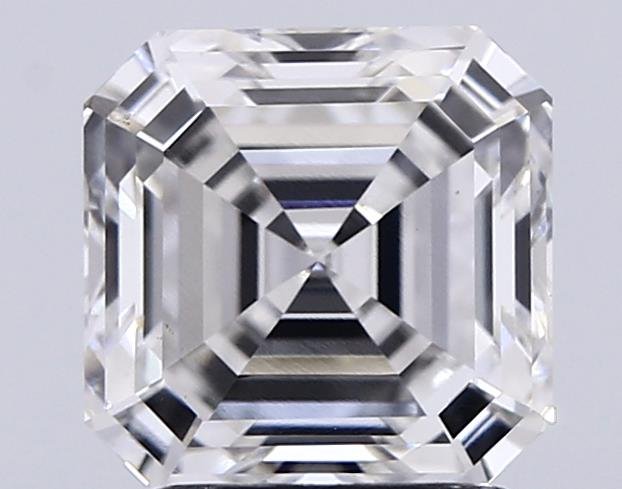 2.15ct F VS1 Excellent Cut Asscher Lab Grown Diamond