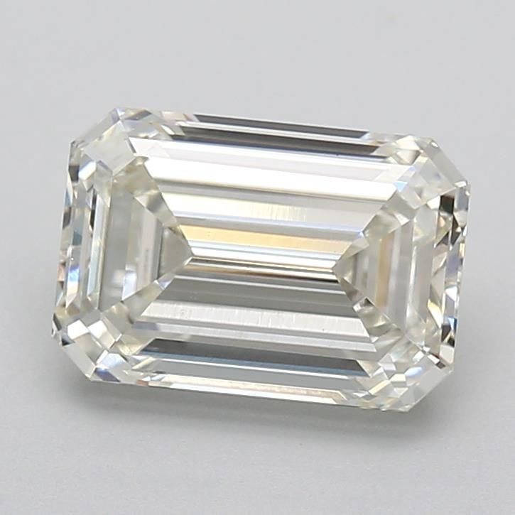3.01ct H VS1 Rare Carat Ideal Cut Emerald Lab Grown Diamond