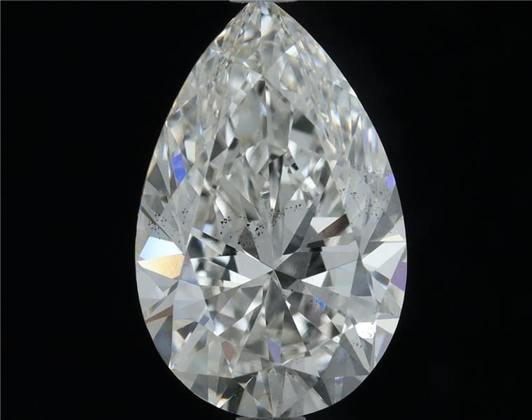 2.80ct H SI1 Rare Carat Ideal Cut Pear Lab Grown Diamond