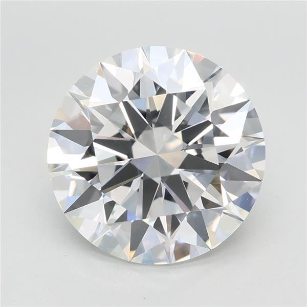 3.34ct E VVS2 Rare Carat Ideal Cut Round Lab Grown Diamond