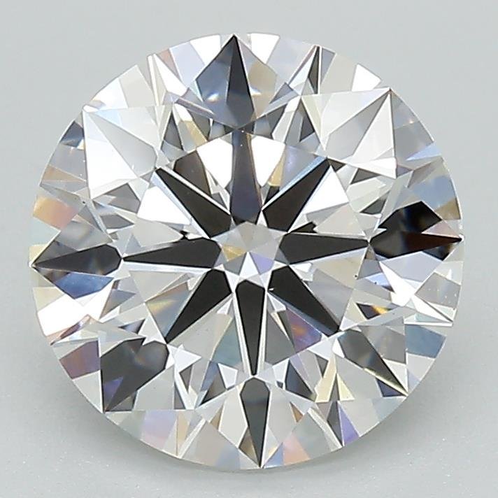 2.51ct F VS1 Rare Carat Ideal Cut Round Lab Grown Diamond