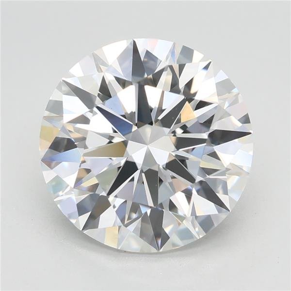 3.78 Carat Round Lab Diamond