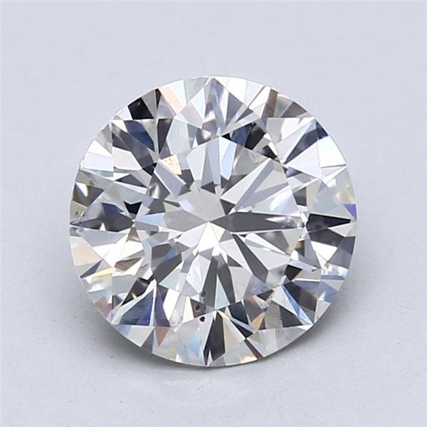 2.03ct F SI1 Rare Carat Ideal Cut Round Lab Grown Diamond