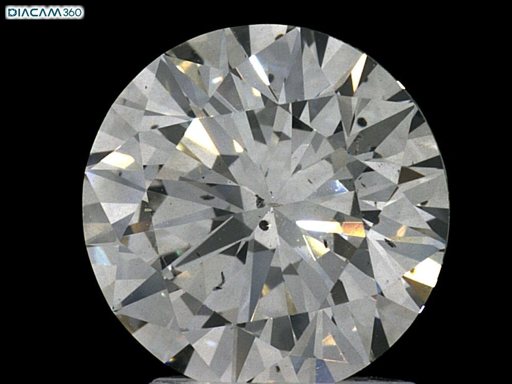 2.20ct K SI1 Rare Carat Ideal Cut Round Diamond