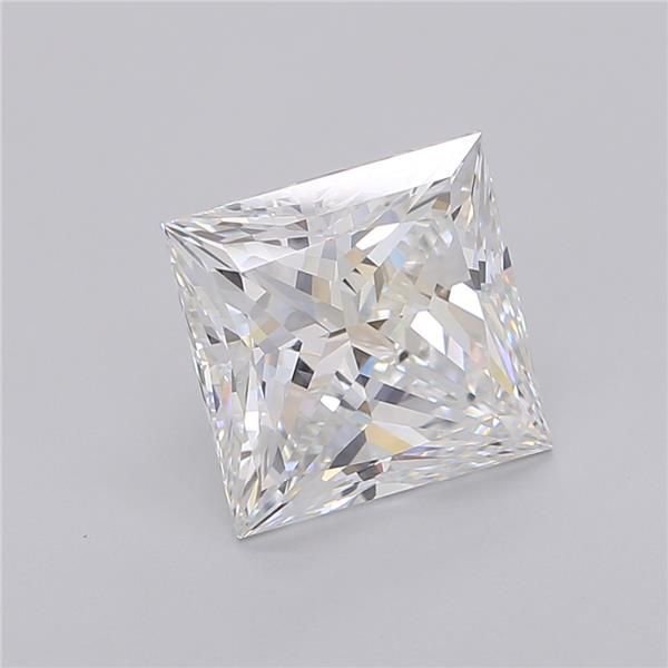 4.05ct E VVS2 Rare Carat Ideal Cut Princess Lab Grown Diamond