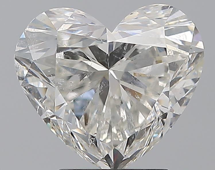3.31ct H SI2 Rare Carat Ideal Cut Heart Diamond