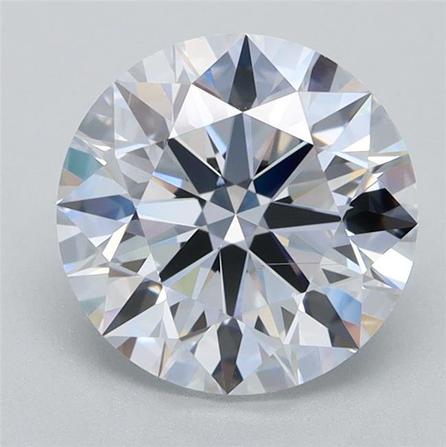 2.12ct D VS2 Rare Carat Ideal Cut Round Lab Grown Diamond