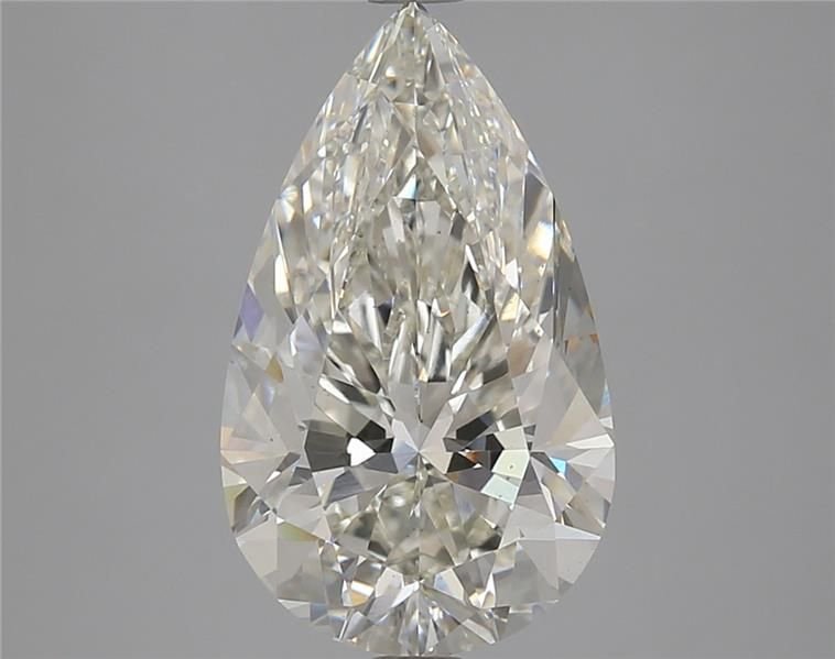 4.48ct I VS2 Rare Carat Ideal Cut Pear Lab Grown Diamond