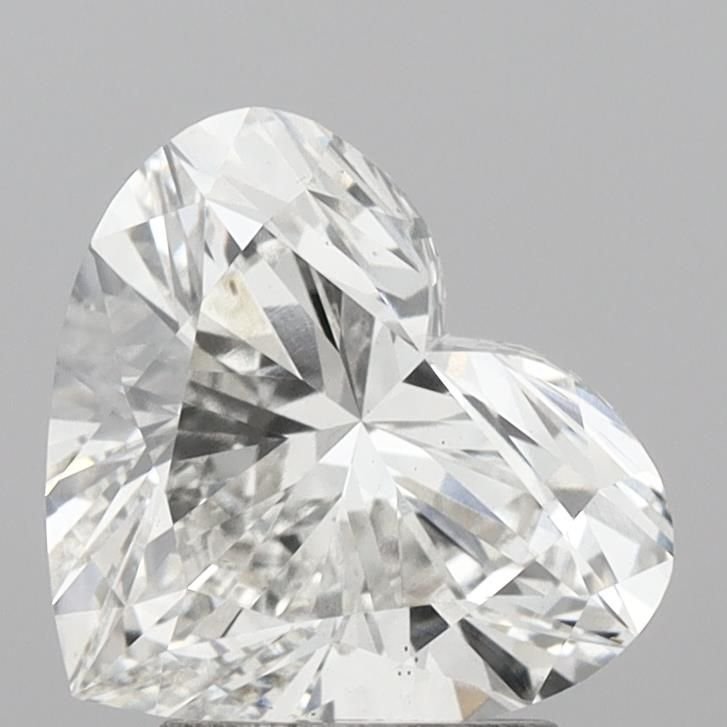 3.00ct F VS1 Rare Carat Ideal Cut Heart Lab Grown Diamond