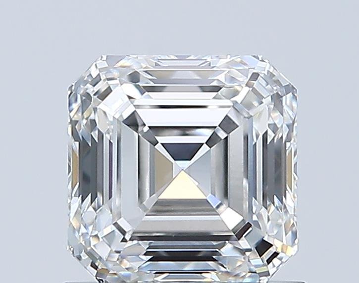 1.06ct F VS2 Rare Carat Ideal Cut Asscher Lab Grown Diamond