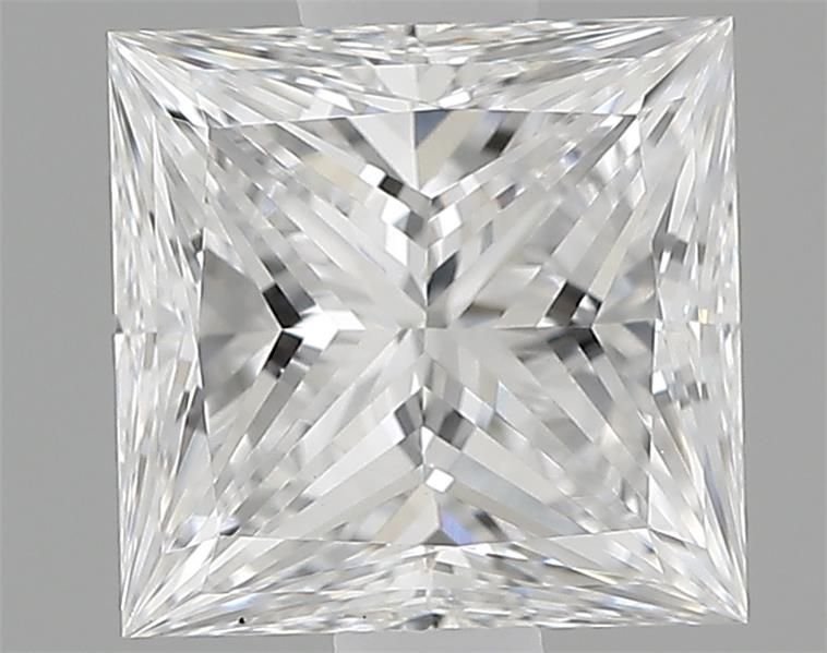 0.86ct E VS1 Rare Carat Ideal Cut Princess Lab Grown Diamond