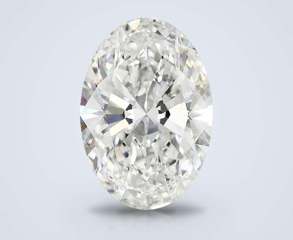 3.83 Carat Oval Lab Diamond