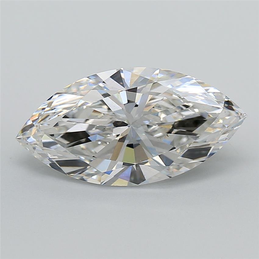 5.00ct F VS1 Rare Carat Ideal Cut Marquise Lab Grown Diamond