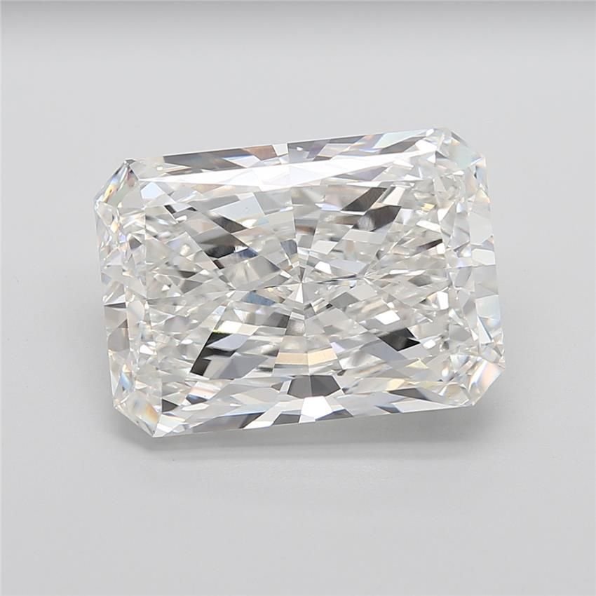 15.25ct F VVS2 Rare Carat Ideal Cut Radiant Lab Grown Diamond