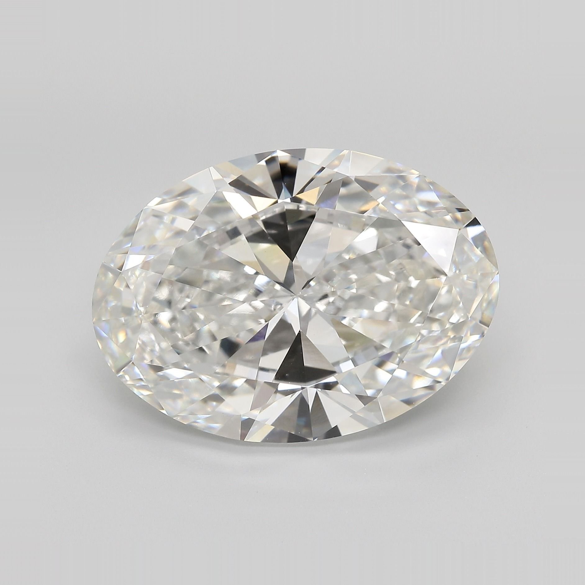 17.10ct G VVS2 Rare Carat Ideal Cut Oval Lab Grown Diamond