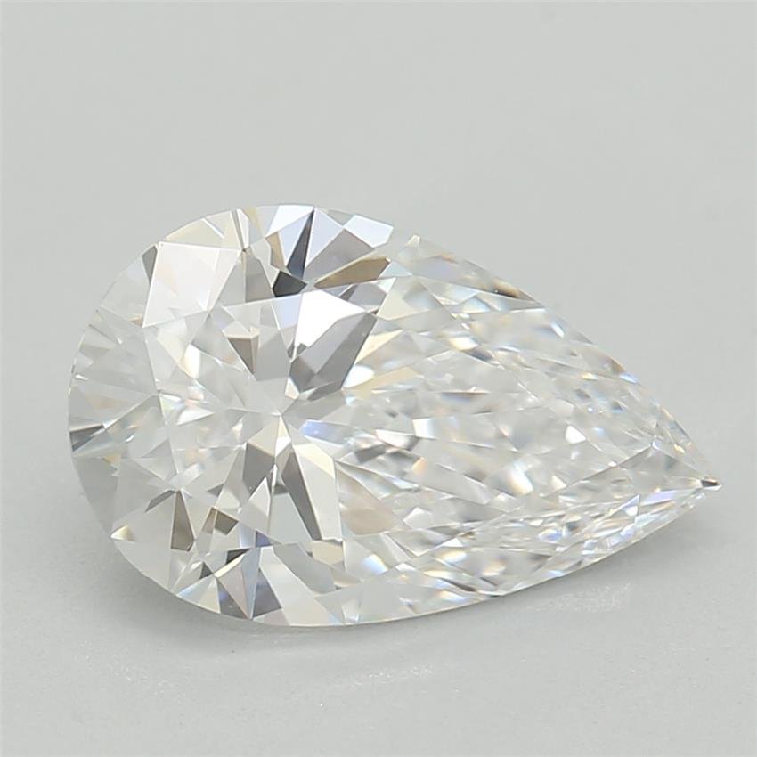 1.01ct D VVS2 Rare Carat Ideal Cut Pear Lab Grown Diamond
