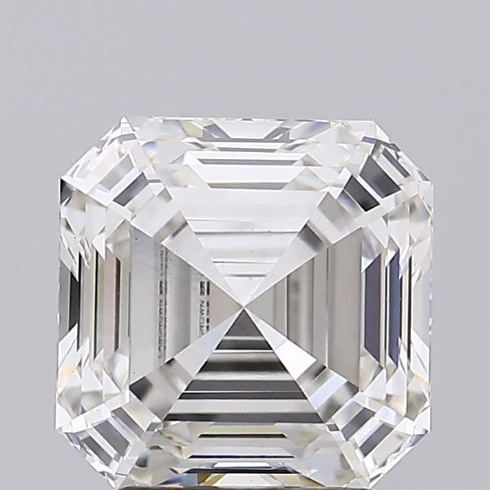 3.07ct H VS1 Rare Carat Ideal Cut Asscher Lab Grown Diamond