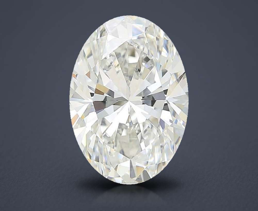 6.10 Carat Oval Lab Diamond