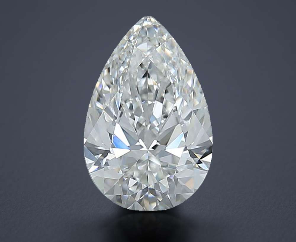 1.80 Carat Pear Natural Diamond