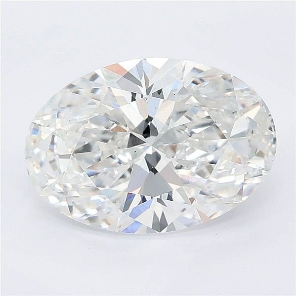 3.04ct E VS1 Rare Carat Ideal Cut Oval Lab Grown Diamond