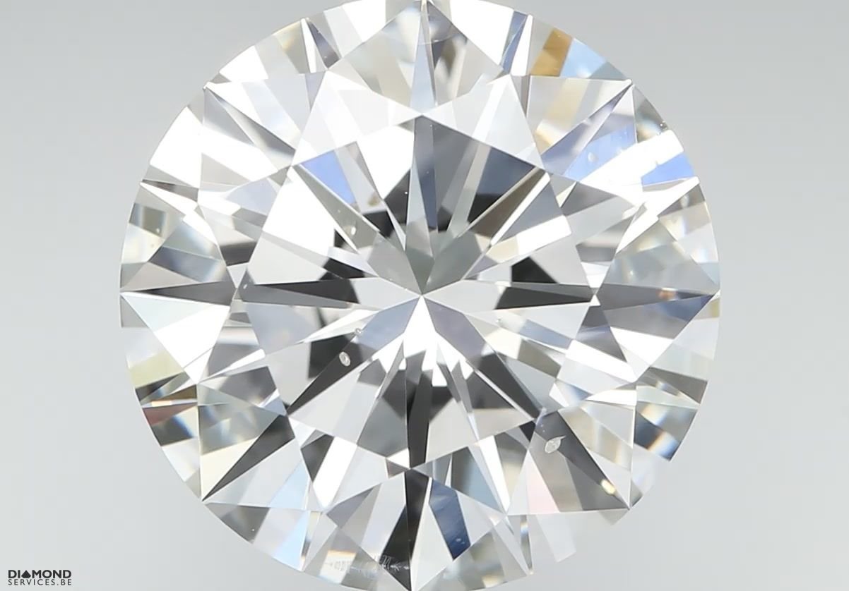 4.08ct F VS2 Excellent Cut Round Diamond
