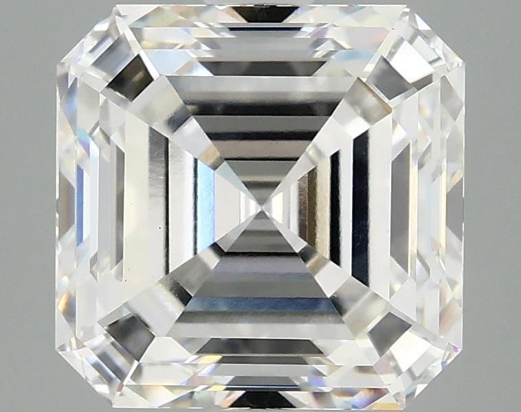 4.06ct F VVS2 Rare Carat Ideal Cut Asscher Lab Grown Diamond